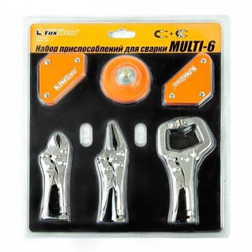 Купить Набор приспособлений для сварки 6 предметов MULTI-6 FoxWeld по низкой цене