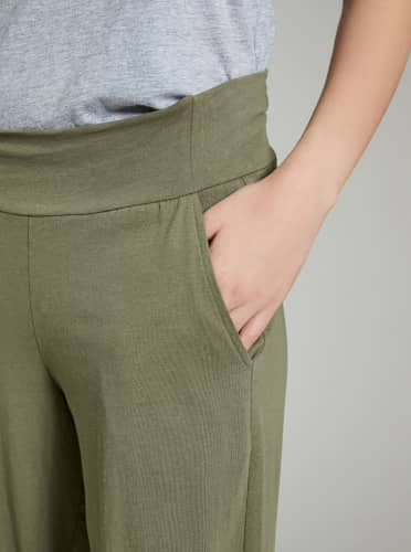 Купить Брюки Piazza Italia широкие, цвет шалфей по низкой цене