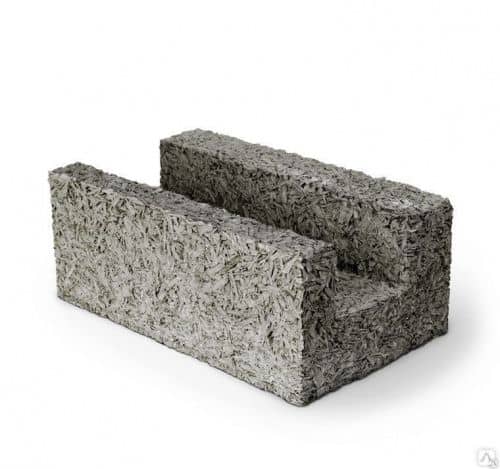 Купить U-Блок арболитовый 500x150x200 мм по низкой цене