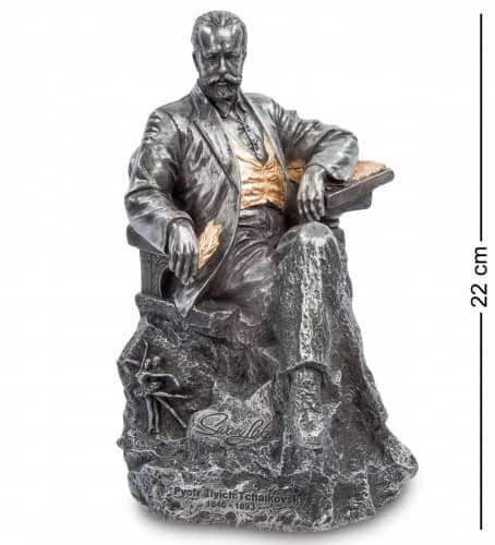 Купить Статуэтка Veronese Петр Чайковский WS-69 по низкой цене