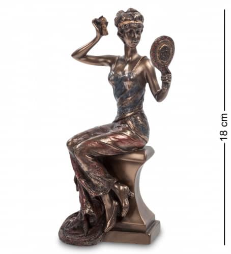 Купить Статуэтка Veronese Дама с зеркалом WS-451 по низкой цене