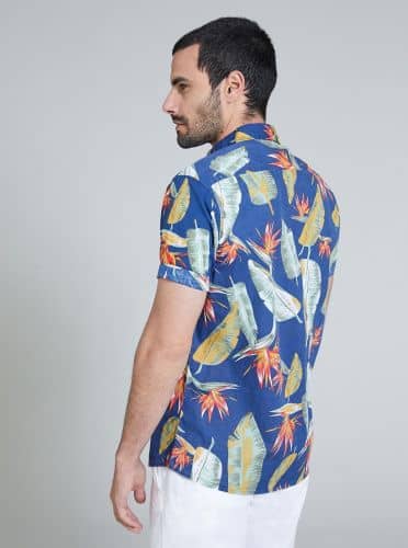 Купить Рубашка Piazza Italia цвет моря по низкой цене