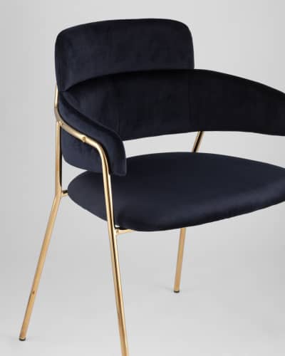 Купить Стул Полин темно-синий по низкой цене