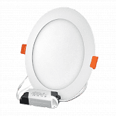 Купить Светильник Союз LED тип "Даунлайт" встраиваемый, ультратонкий, IP20, 230В, 6Вт, 4000К, белый по низкой цене
