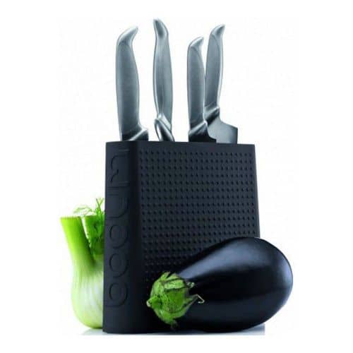 Купить Подставка для ножей BODUM Bistro, цвет черный по низкой цене