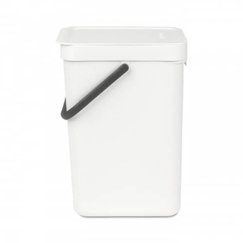 Купить Ведро Brabantia Sort & Go мусорное, встраиваемое, белое, 12 л по низкой цене