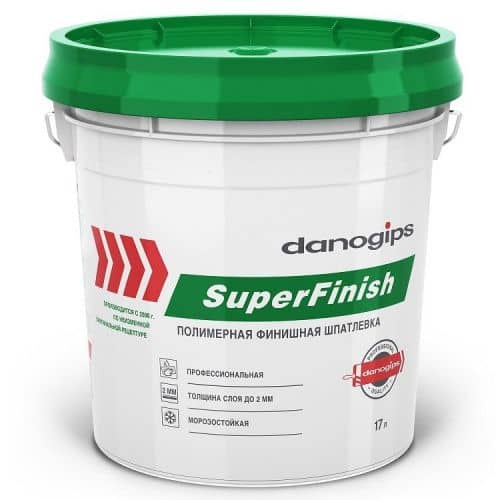 Купить Шпатлевка Danogips Sheetrock SuperFinish универсальная 17 л по низкой цене
