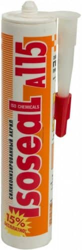 Купить Герметик ИСО Кемикалс Isoseal A115 силиконовый акриловый, 280 мл по низкой цене