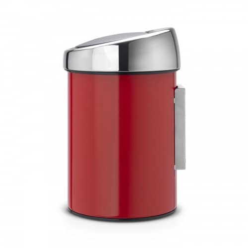 Купить Бак Brabantia Touch Bin New мусорный, пламенно-красный, 3 л по низкой цене