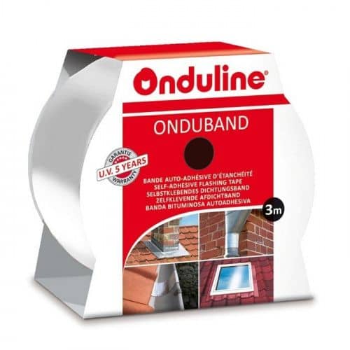 Купить Лента Ондулин Ондубанд битумная, самоклеящаяся, алюминий, 3000х100 мм по низкой цене
