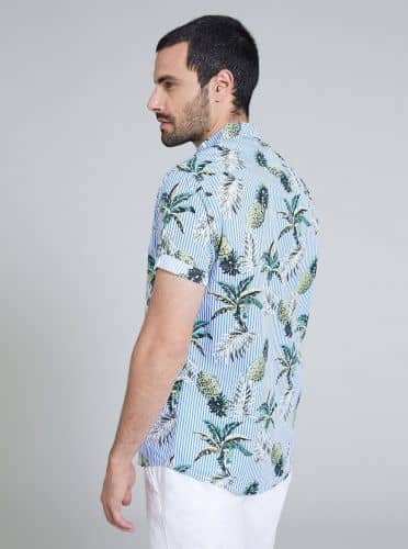 Купить Рубашка Piazza Italia светло-голубая по низкой цене