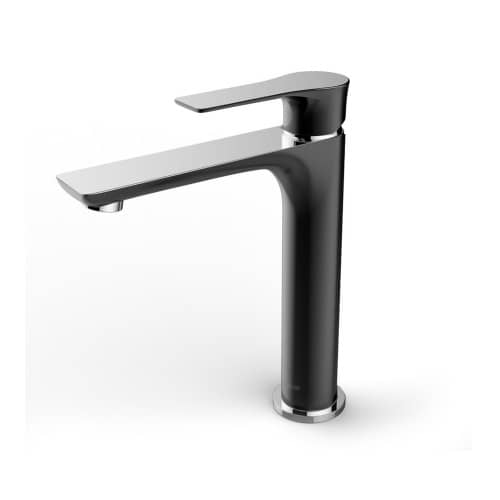 Купить Смеситель Raiber R0022 для раковины, однорычажный, черный по низкой цене