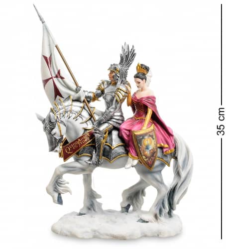 Купить Статуэтка Veronese Рыцарь и его дама сердца WS-840 по низкой цене