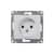 Купить Розетка Schneider Electric Глосса без рамки белая по низкой цене