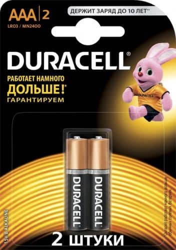Купить Элемент питания Duracell LR03-2BL BASIC NEW по низкой цене