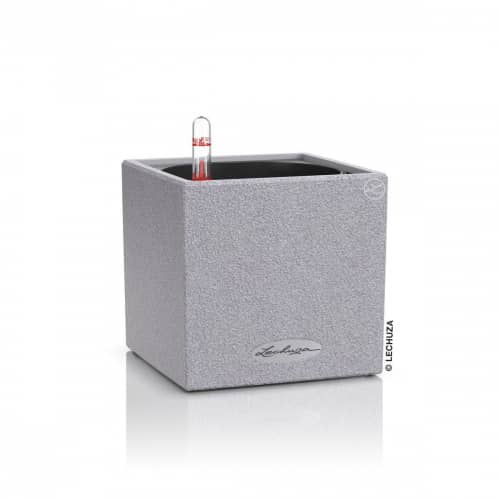 Купить Кашпо Lechuza Canto Stone Complete stone grey 14x14x14 см по низкой цене