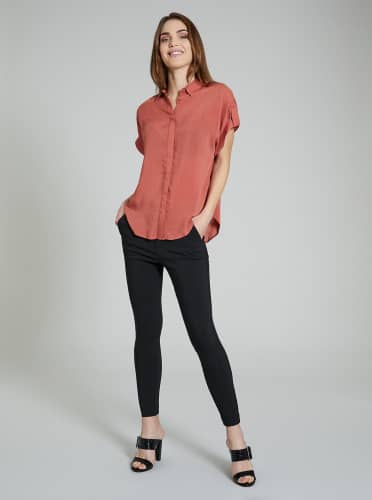 Купить Рубашка Piazza Italia коричневая по низкой цене