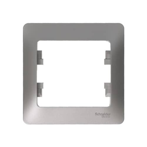 Купить Рамка Schneider Electric Глосса 1 пост платина по низкой цене