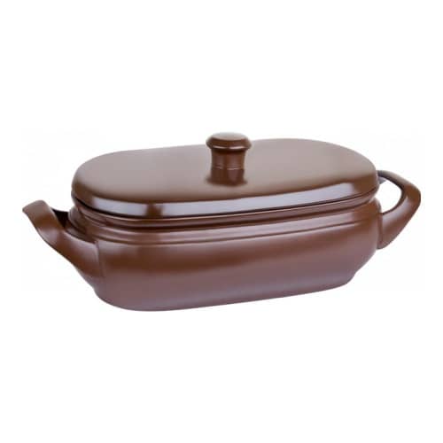 Купить Форма Ceraflame Terrine для запекания, тушения, с керамической крышкой, шоколадная, 4,5 л по низкой цене