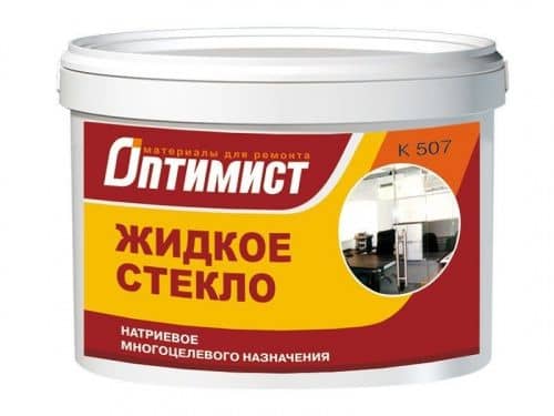 Купить Жидкое стекло Оптимист К507 натриевое 15 кг по низкой цене