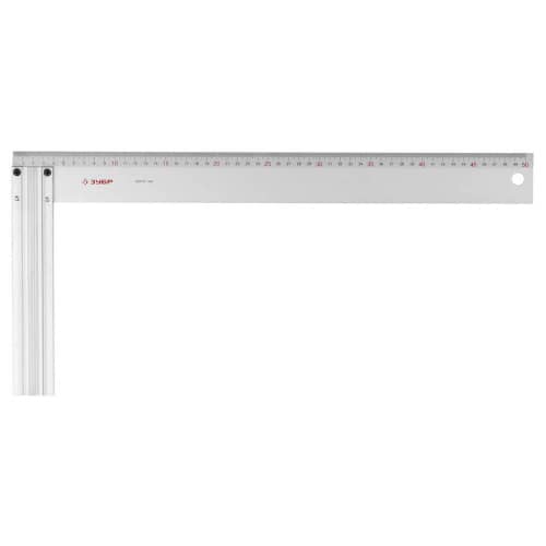 Купить Угольник столярный ЗУБР усиленный, нержавеющее полотно 500 мм по низкой цене