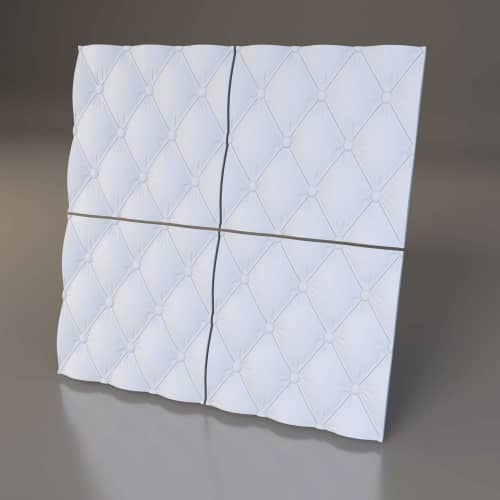 3D панель стеновая Relieffo Lounge 060 из пенополиуретана 600x600x30 мм