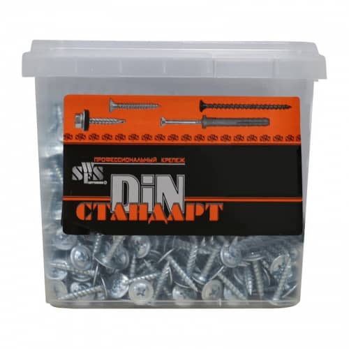 Купить Саморез кровельный RAL-9003 ZP 4,8x51 (200 шт) по низкой цене