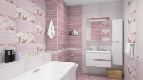 Купить Плитка Gracia Ceramica Rapsodia violet 01 настенная 25х60 см по низкой цене