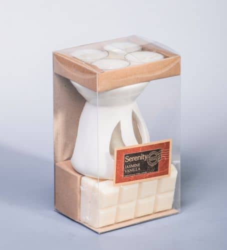 Купить Набор подарочный Serenity Жасмин с ванилью из аромалампы и мелта по низкой цене