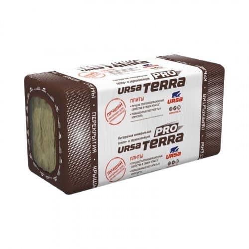 Купить Плиты Ursa Terra 34PN PRO, 610х50х1000 мм, 6,1 м2=0,305 м3, 10 шт. по низкой цене