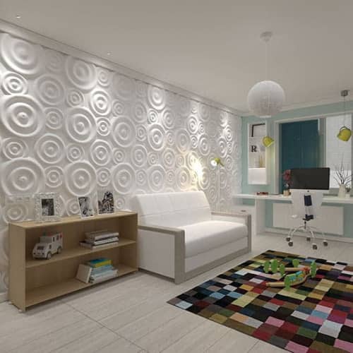 3D панель стеновая Relieffo Sprinkle 011 из пенополиуретана 600х600х30 мм
