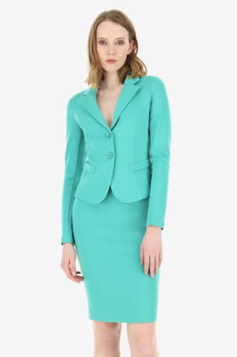 Купить Юбка-карандаш Imperial бирюзовая по низкой цене