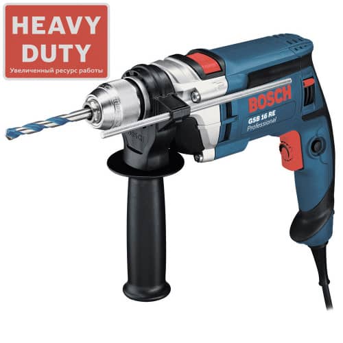 Купить Дрель ударная BOSCH Professional GSB 16 RE, 750 Вт по низкой цене