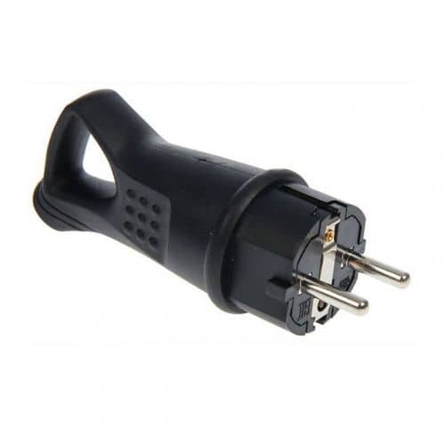 Купить Вилка угловая с ушком 2Р+РЕ 16А 230В IP44 по низкой цене