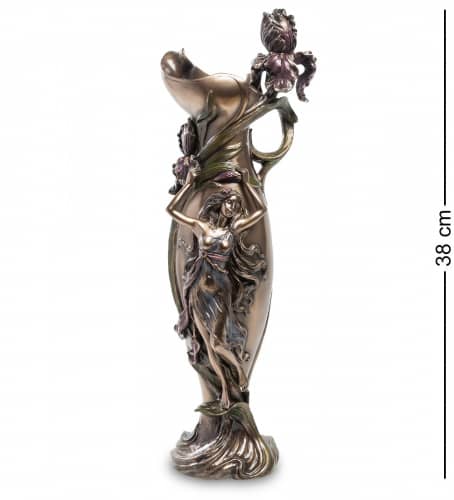 Купить Ваза Veronese Цветы ириса WS-585 по низкой цене