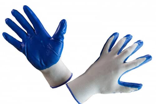 Купить Перчатки нейлоновые с нитриловым покрытием по низкой цене