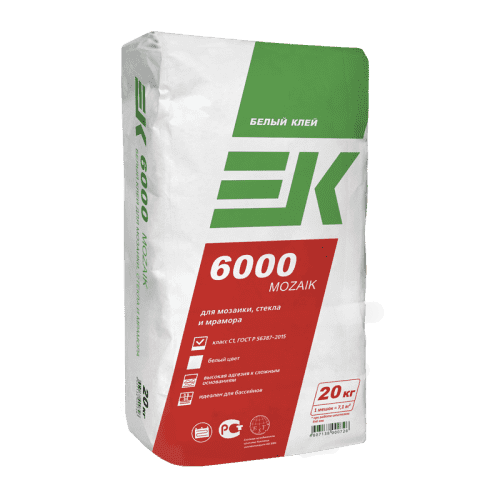 Клей ЕК 6000 Mozaik  для плитки по низкой цене