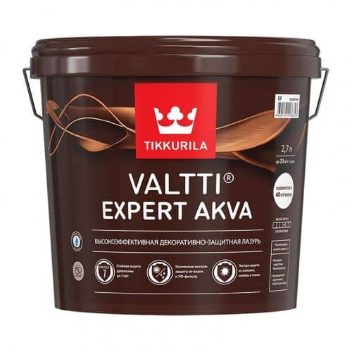 Купить Антисептик Tikkurila Tikkurila Valtti Expert Akva палисандр 2,7 л по низкой цене