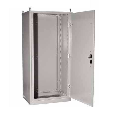 Купить Корпус металлический КСРМ хх.8.4-2 36 IP31 (Место 2: крыша+цоколь+боковые и фасадные стяжки+замок+петли+метизы) IEK YKM30-M2-84-36 по низкой цене