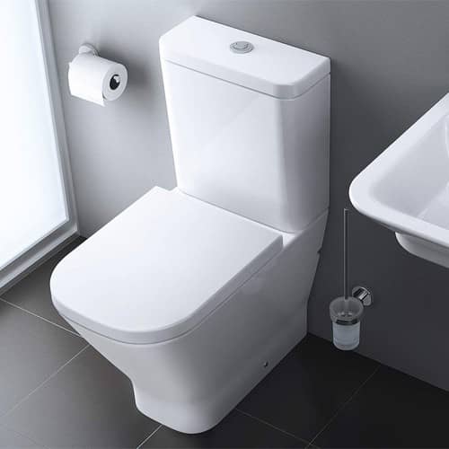 Купить Унитаз Roca The Gap CleanRim (чаша) напольный 34273700H по низкой цене