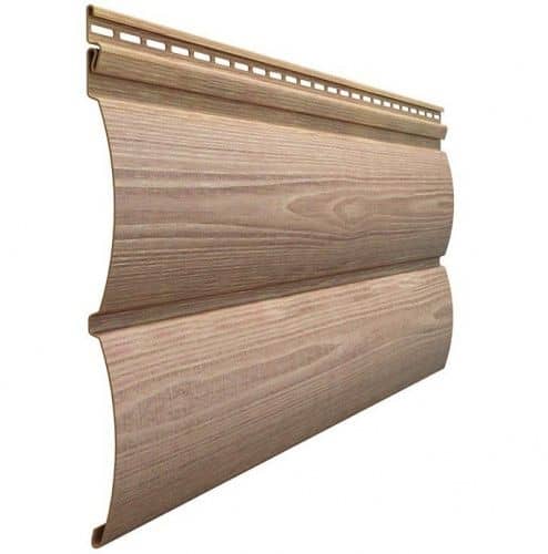 Купить Сайдинг Docke Lux Блок-хаус D4.7T Рябина, виниловый, 3660 мм для наружной отделки дома по низкой цене