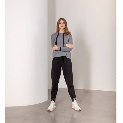 Купить Костюм Lara FF05733ABSU серый/черный по низкой цене