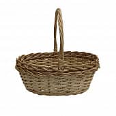 Купить Корзина плетеная Сказка овальная 33x25x12/29 см по низкой цене