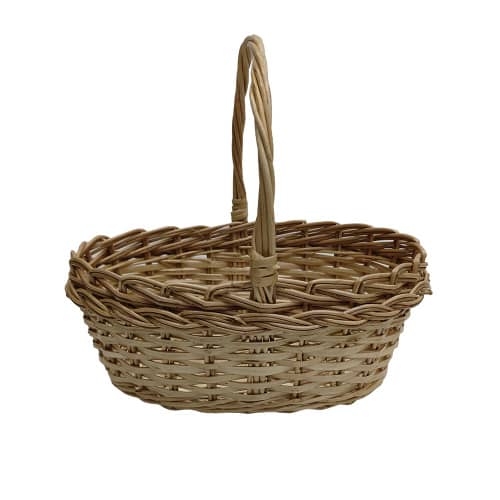 Купить Корзина плетеная Сказка овальная 33x25x12/29 см по низкой цене