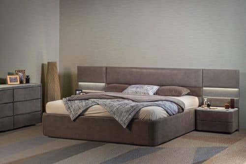 Купить Кровать Dream Land Киото stone двуспальная по низкой цене