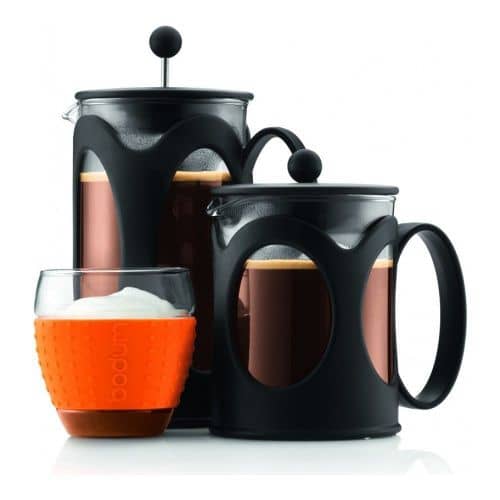 Купить Кофейник френч-пресс Bodum Kenya New черный 1 л по низкой цене