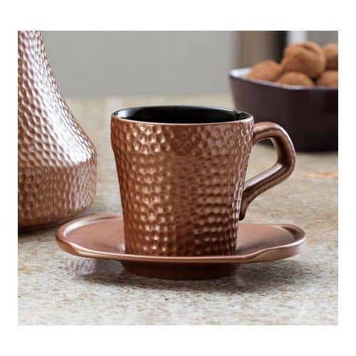 Купить Чашка Ceraflame Hammered для кофе медная, 0,15 л по низкой цене