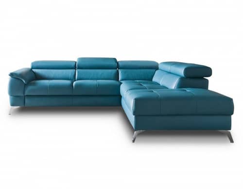 Купить Диван Gala Collezione Catania угловой, кожаный по низкой цене