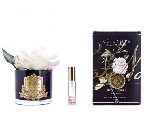 Купить Букет Cote Noire Rose Tendre Pink Blush ароматический в чёрном стекле по низкой цене