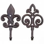 Купить Крючки Esschert Design Fleur-de-Lis настенные по низкой цене